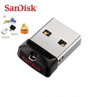 SanDisk Mini Pendrive Cruze Cz33 8GB, 4GB, 16GB, 32GB, 64GB, USB 2.0 Flash Drive 128GB For Laptop, Desktop Caro