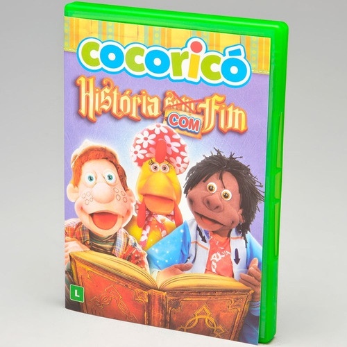 Dvd Cocorico Historia Com Fim - Original E Lacrado