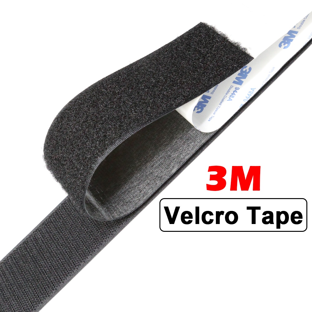 Fita Adesiva Auto-De Velcro Para Serviço Pesado Gancho E Decoração De Casa 3M