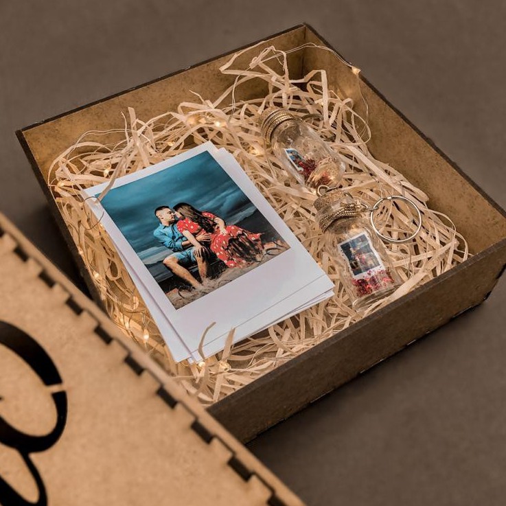 BOX MDF 2 / Presente Personalizado / Presente Criativo / Presente namorado/ Presente Namorada/ Polaroid/ Presente especial / caixa com fotos