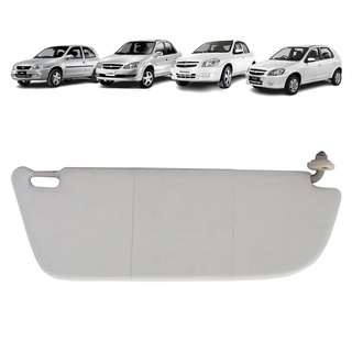 Quebra Sol Cinza Com Bolsa Chevrolet Corsa Classic Celta Prisma Lado Direito Newtec NT2202GM