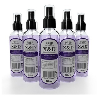 5 Preps XED 120ml Bactericida Para Cuidados da Unha