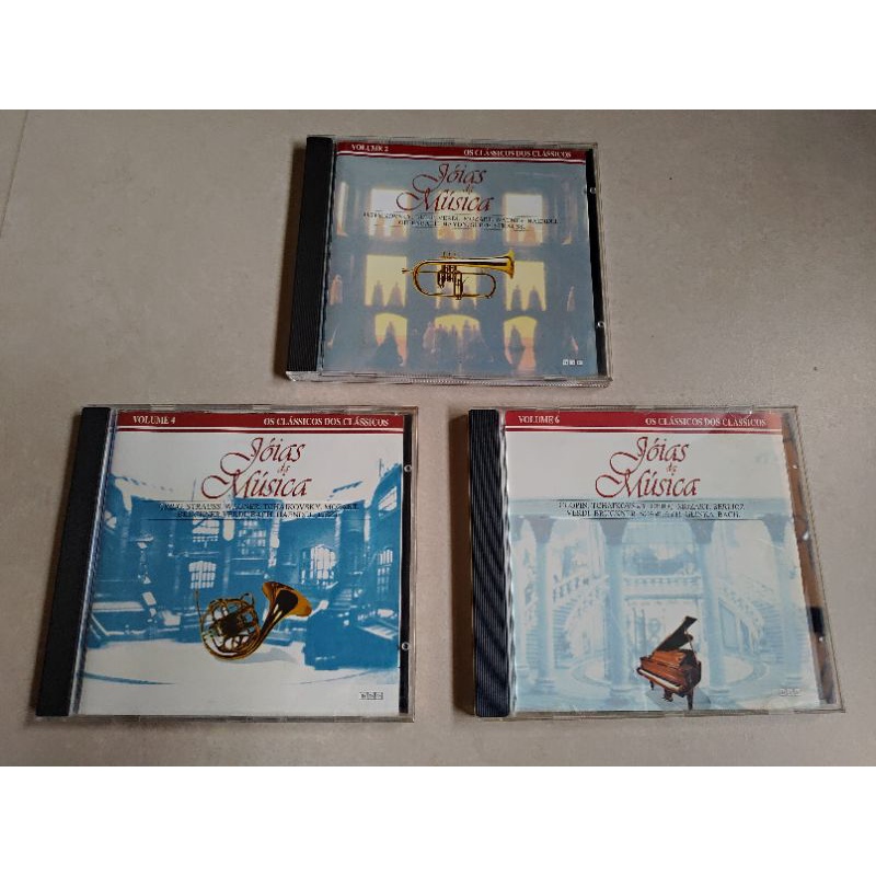 Coleção 3 CDs Jóias da Música Revista Caras