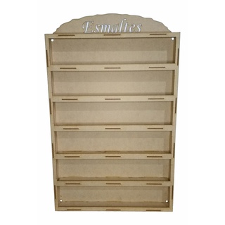 Expositor De Esmaltes Mdf Crú Manicure P/ 100 Unidades