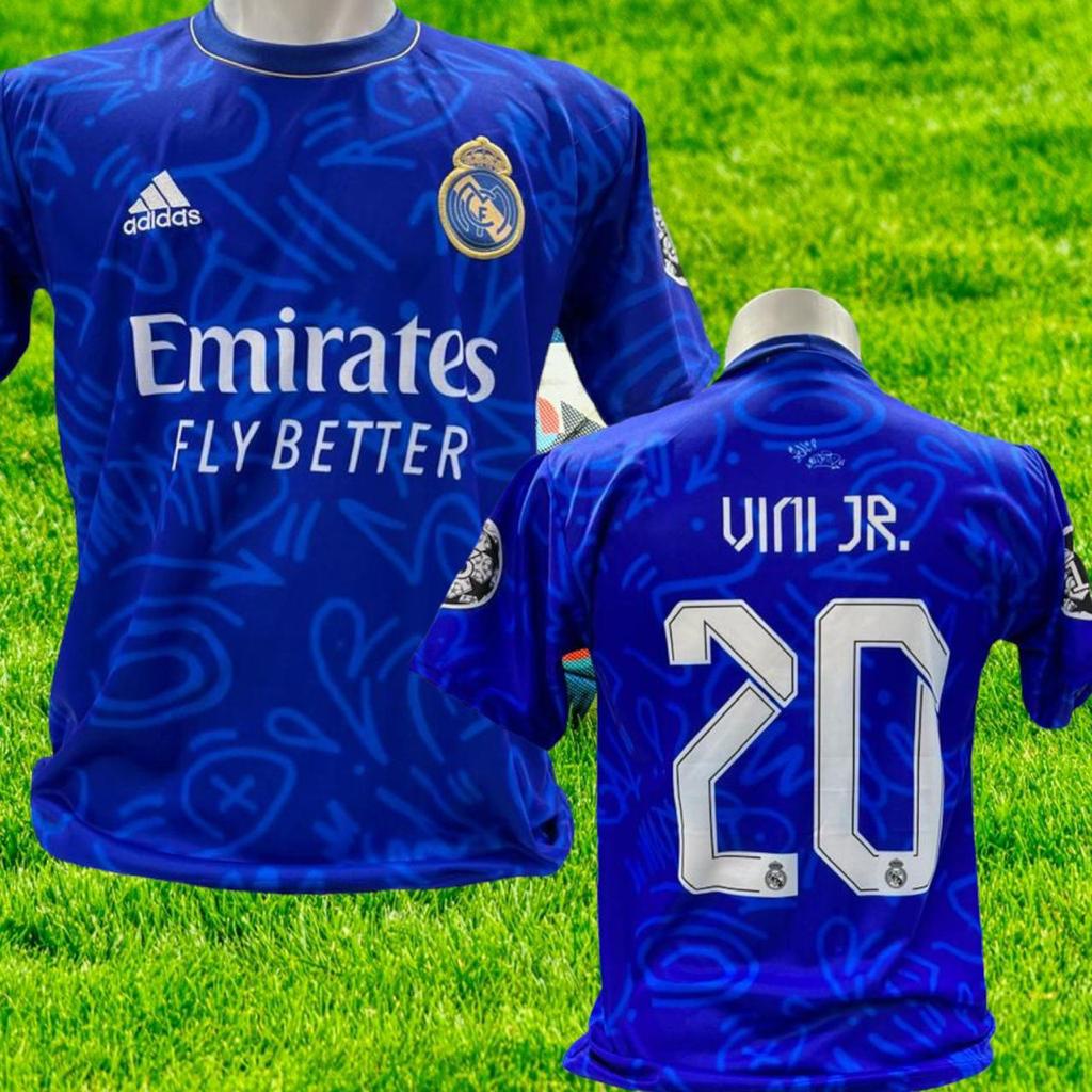 Camisa do Real Madrid Azul Shopee Brasil