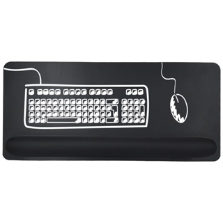 (Tapete Pad) Mouse Pad Ergonômico para Teclado e Mouse em Oferta na Shopee