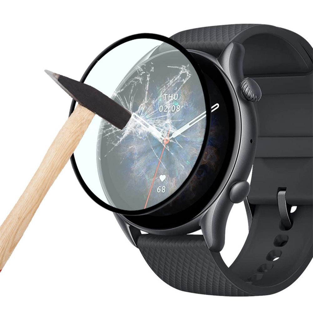 Película Protetora De Tela 3D Para Amazfit GTR 4 / 3 Pro / GTR 3 / GTR 2 / 2e / Balance 2 / Cheetah Pro / Active 2 — imagem 2 de 2