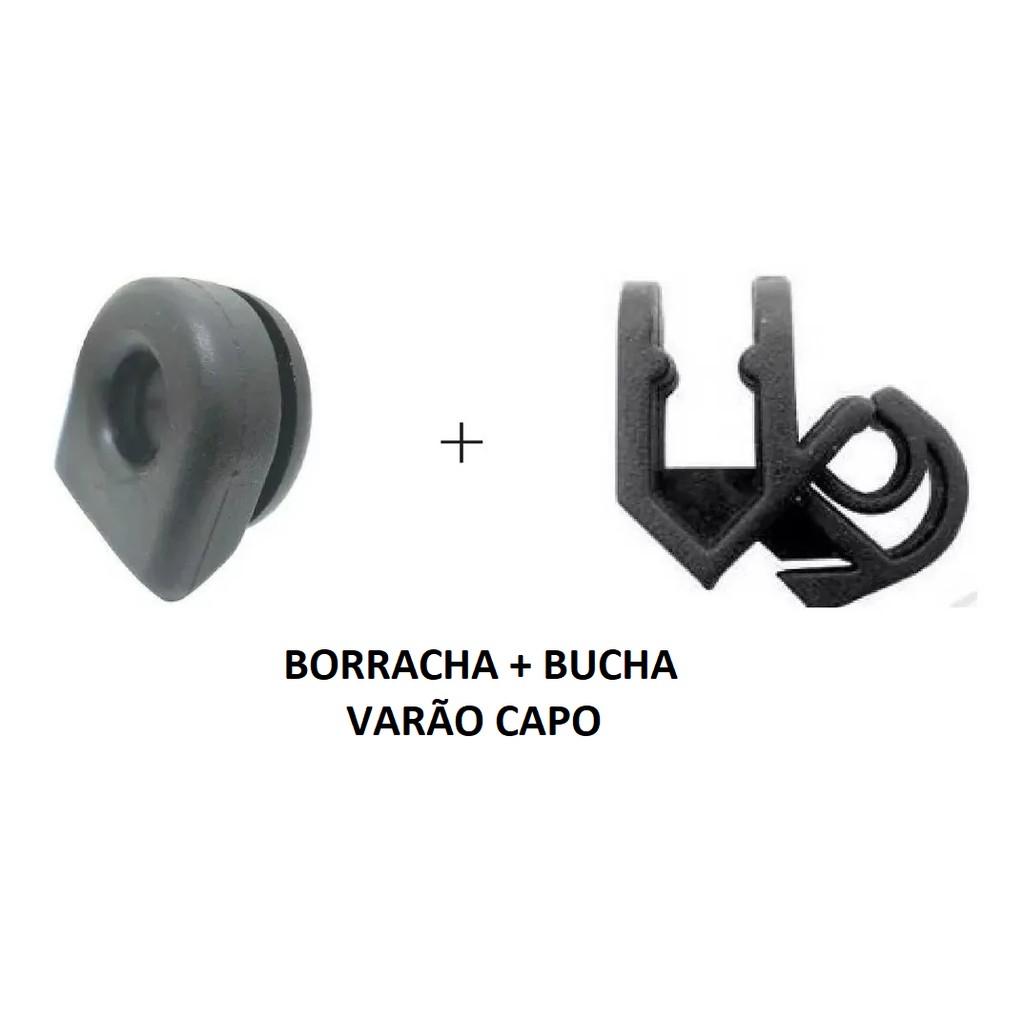 Kit Bucha Borracha Varao Vareta Haste Capo Ecosport Todas em Oferta na Shopee