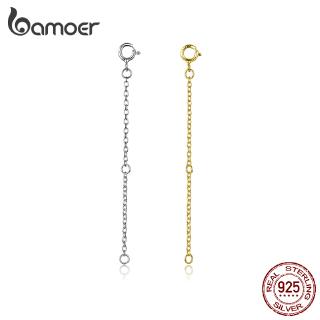 BAMOER Cordão Extensor De Prata Esterlina 925 Para Fazer Joias