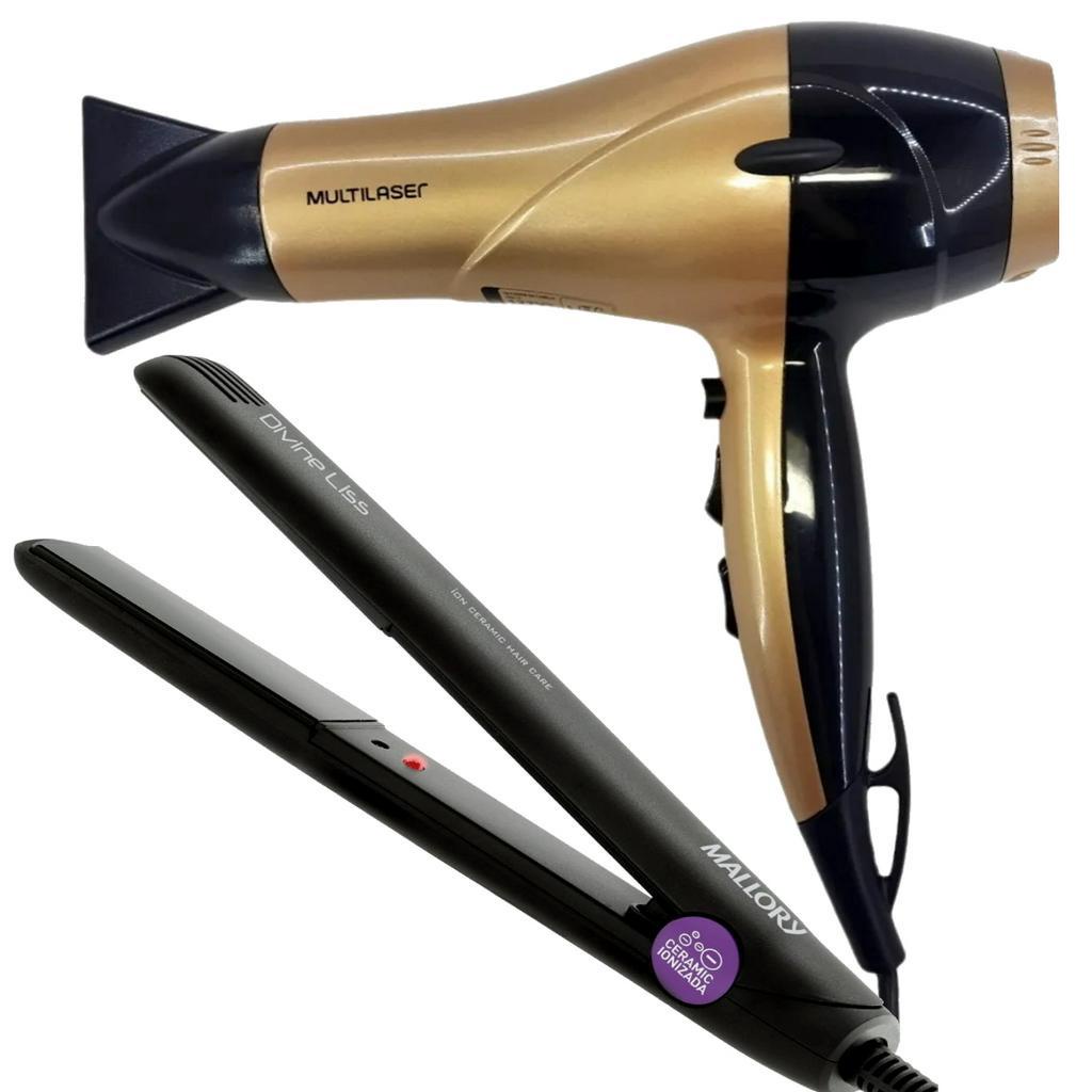 SECADOR DE CABELO QUENTE E FRIO 2000W E CHAPINHA CERAMICA NF | Shopee ...