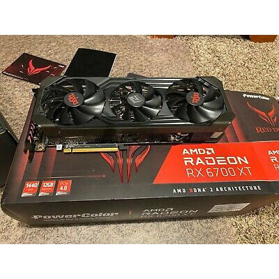 PowerColor Red Devil AMD Radeon RX 6700 XT Gaming Graphics Card with 12GB GDDR6 Memory, Powered by AMD RDNA 2, Raytracing, PCI Express 4.0, HDMI 2.1, AMD Infinity Cache