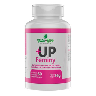 UP Feminy Vitamina Redução da TPM, Menopausa e Aumenta a Libido 60 Caps