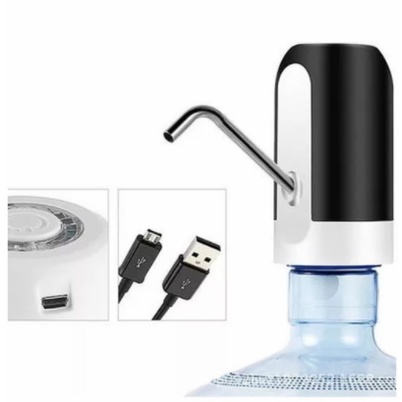 Bomba Elétrica De Galão Universal Com Carregamento USB Para Galão/Garrafão De Água
