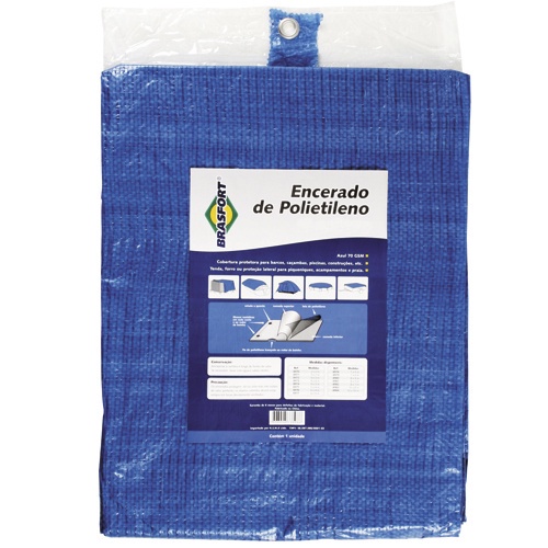 Lona Carreteiro 10x8 Azul Brasfort