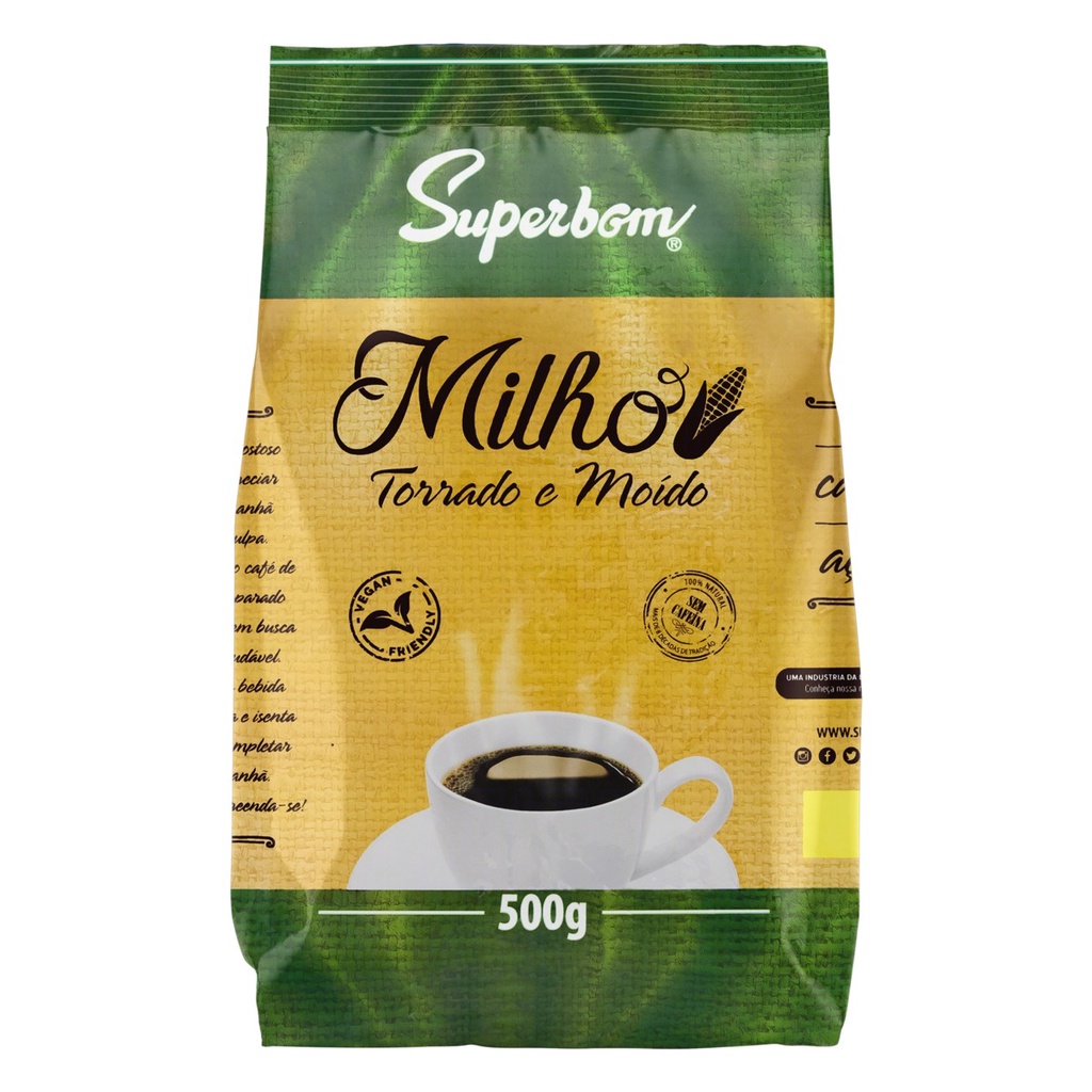 Café de Milho Torrado e Moído Superbom Pacote 500g