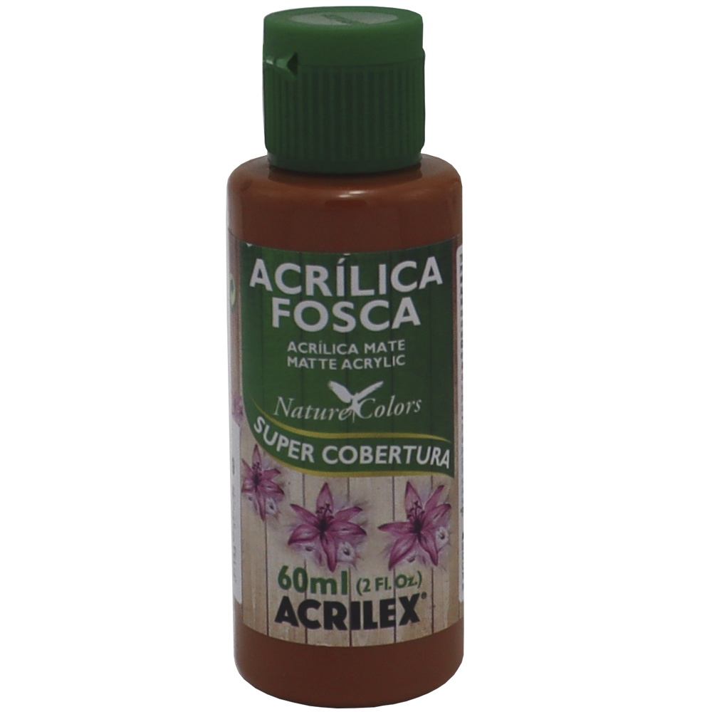 Tinta Acrílica Siena Natural Fumê Acrilex (60ml) em Oferta na Shopee