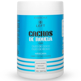 Máscara Hidratação Capilar Cachos de Novela Essenciale 1kg Cacheada em Oferta na Shopee