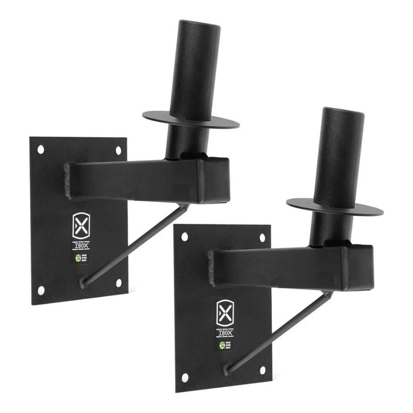 Kit 2 Suporte Para Caixa De Som Acustica Novo Fixo De Parede