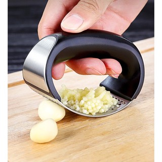 Espremedor Triturador Amassador de Alho Manual de Inox em Oferta na Shopee