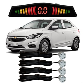Sensor De Estacionamento Ré Onix Todos Os Modelos Prata em Oferta na Shopee