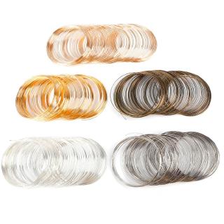 100 Loops Memória Beading Steel Wire 60mm Para Mulheres Pulseiras De Faça-Você-Mesmo Bangle Fashion Jewelry Making