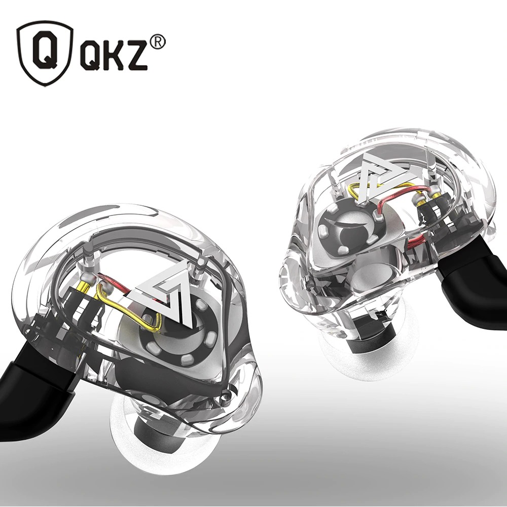 Fone Profissional Original QKZ VK1 4DD Dual Driver Duplo Para Retorno ...