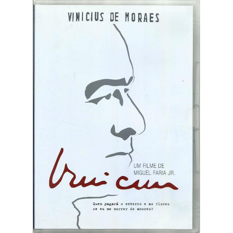 072 Fdv- DVD Filme 2005- Vinicius De Moraes- Quem Pagará O Enterro E As Flores Se Eu Me Morrer De Amores?