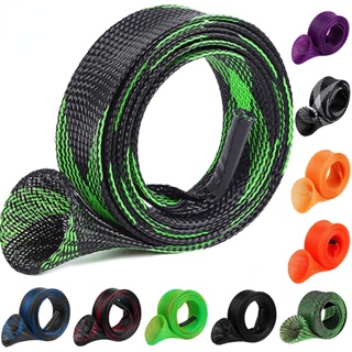 Vara De Pesca Tampa Da Haste Trançada Net Rotação De Proteção Ferramenta Engrenagem Para Isca De Arremesso Ao Ar Livre em Oferta na Shopee