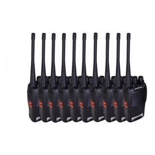 Kit 10 Radio Comunicador Fone Walktalk Baofeng BF-777S