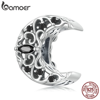 Bamoer Bead 925 Sterling Moon Acessórios Para Pulseira Ou Colar De Bricolage