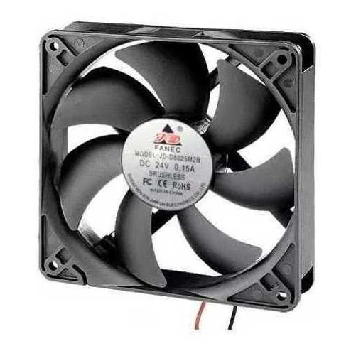 Micro Ventilador Cooler 80x80x25mm 24v (sem Conector)