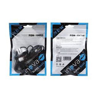 Fone De Ouvido Intra Auricular Stereo com microfone Inova Kapbom 10052 10032