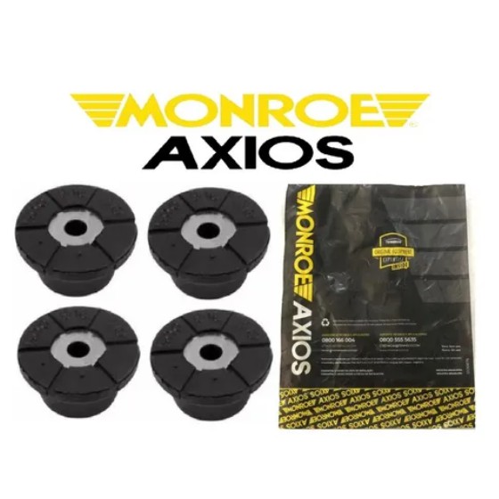 4 Coxim Bucha Amortecedor Traseiro Logan Sandero Clio - Axios em Oferta na Shopee