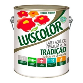 Tinta Latex Lukscolor Galão 3,6lts Diversas Cores em Oferta na Shopee