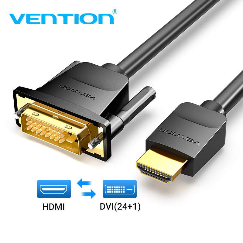 Vention HDMI to DVI Adaptador Cable Bi-Directional DVI-D 24+1 1080P Male to Male Cable For Laptop