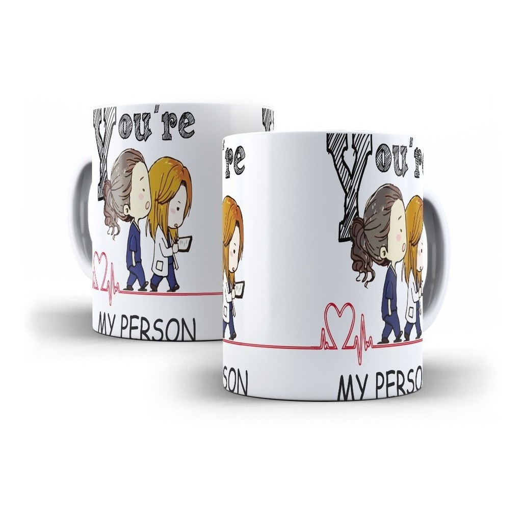 Caneca Grey's Anatomy You Are My Person Mertina