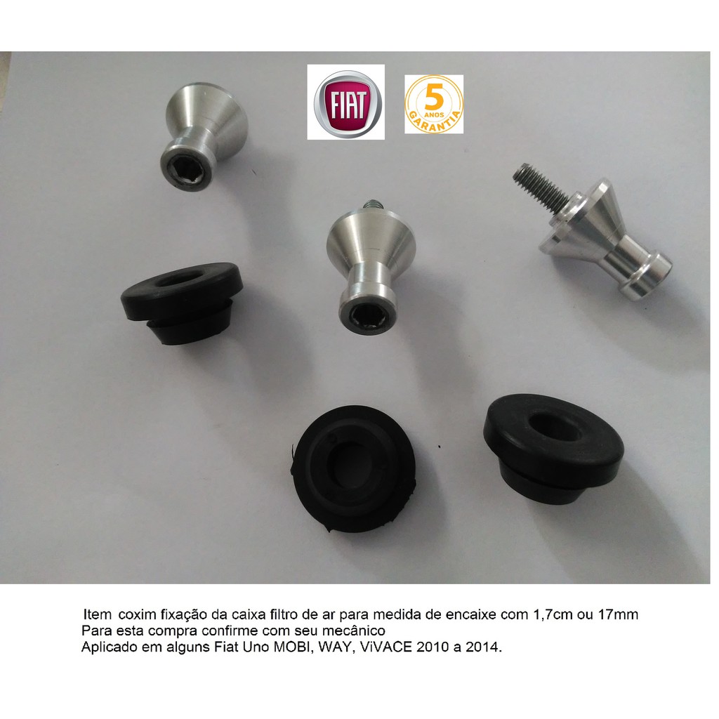 3 Pino E 3 Coxim Filtro De Ar Uno Way 2010 2011 2012 2014