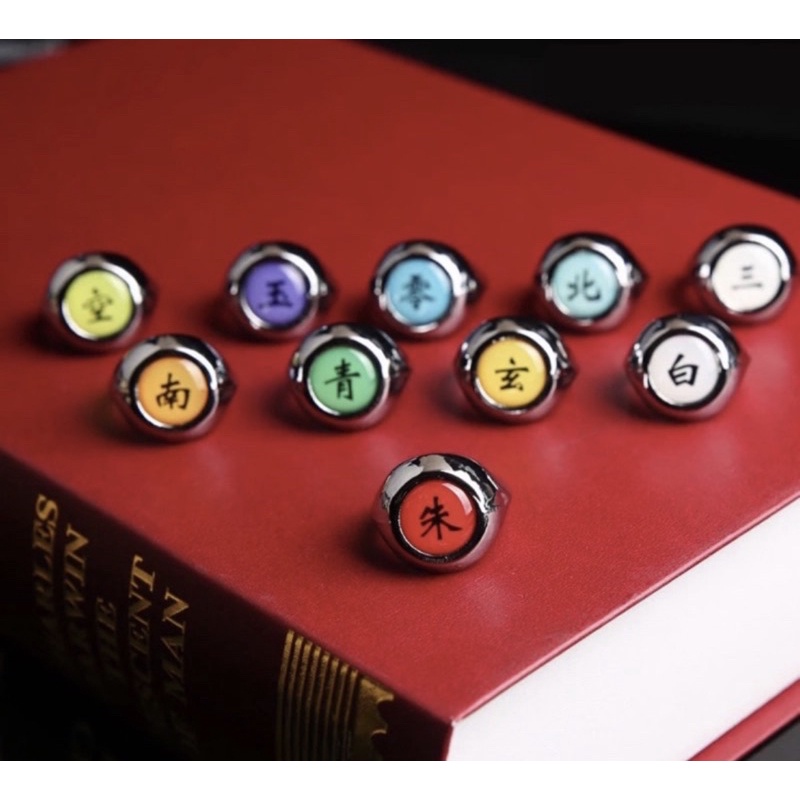 Anel Akatsuki Ajustavel Para Cosplay em Oferta na Shopee