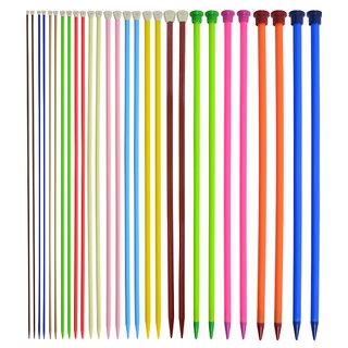 Par de Agulha de Tricô Longa Círculo (Plástico) 35 cm - 2,0mm até 10,0mm