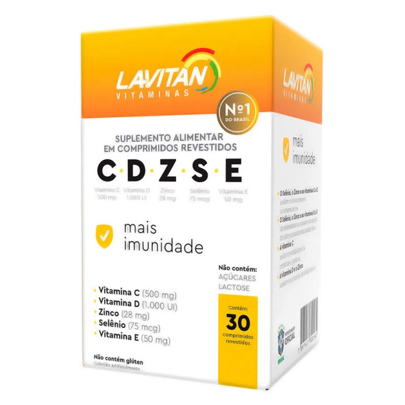 Lavitan Imunidade CDZSE com 30 Comprimidos Revestidos