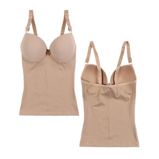 Camisete Feminina Com Bojo Modeladora Redutora Preto/bege