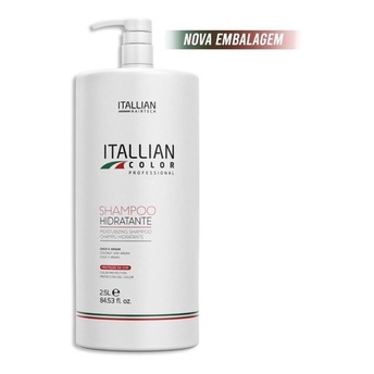 Shampoo Hidratante Lavatório Itallian Color 2,5l Com Válvula Pump em Oferta na Shopee