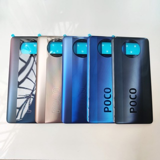 Original Para Xiaomi Poco X3 NFC Tampa Da Porta Traseira Bateria Caixa Peças De Substituição Pro