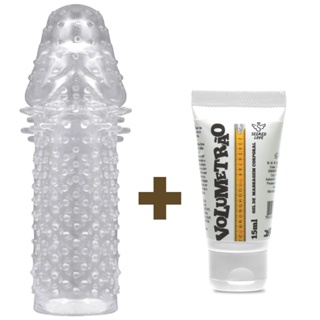 KIT Capa Peniana + Gel Volumetrão Lubrificante Intimo Masculino SEX SHOP Produtos Eróticos em Oferta na Shopee