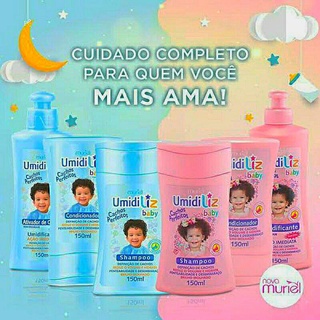 Shampoo + Condicionador + Ativador De Cachos | Kit Umidiliz (c/3) 150ml