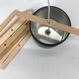 Suporte de madeira para Pavios (5 unidades) para velas artesanais em Oferta na Shopee
