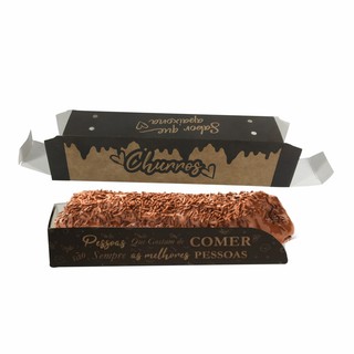 Caixa Embalagem para churros para Delivery - base e caixa para viagem AL-C02