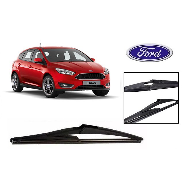 Palheta para Limpador de Parabrisa Traseiro Ford New Focus ano 2014 2015 2016 2017 2018 2019 2020
