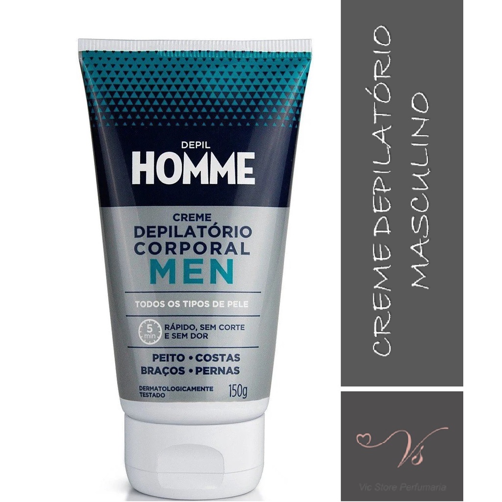 Creme Depilatório Corporal Masculino Depil Bella 150g