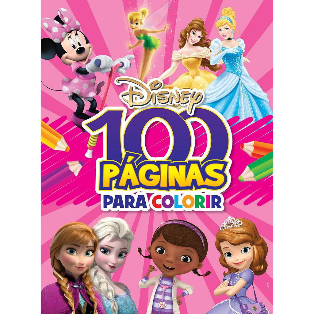 100 Folhas Desenho Pra Colorir e Pintar as Princesas